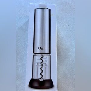 New Extravo Ozeri OW07A Stainless Steel Rechargeable Wine Opener